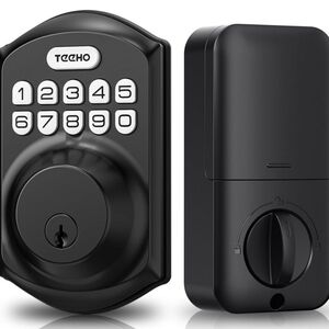 Teeho Black Electronic Keypad Deadbolt
